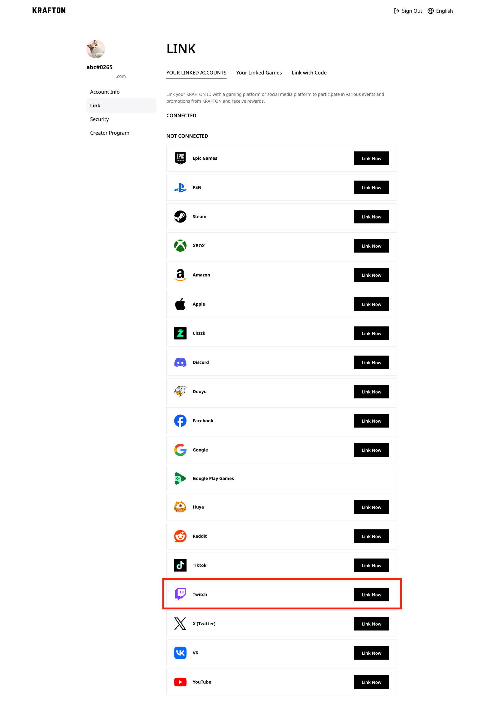 Dropsイベント参加に必要なTwitch、CHZZKアカウントとのリンク方法を