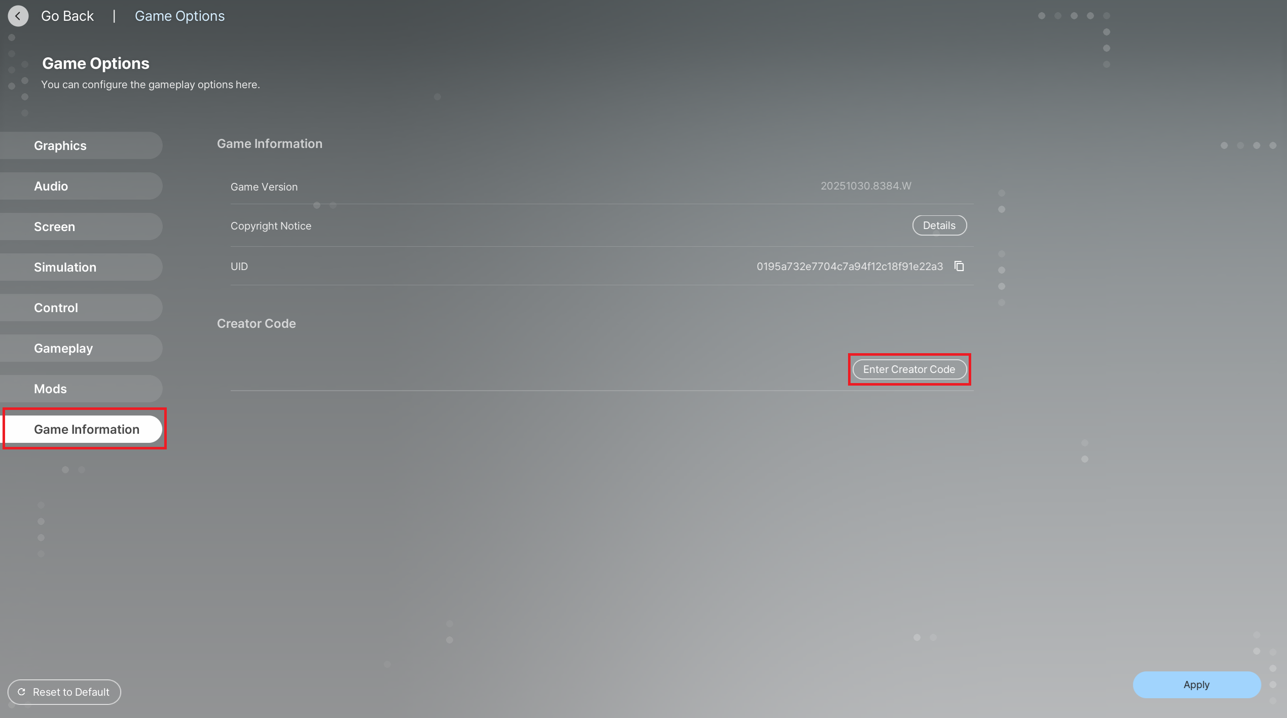 How do I use Creator Codes? – inZOI Help Center